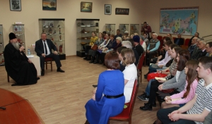 Представители Молодежного союза «Манкунк» присутствовали на встрече с митрополитом Новосибирским и Бердским