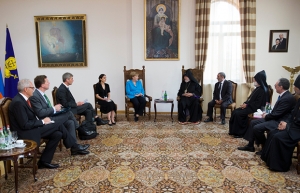 Канцлер Германии Ангела Меркель посетила Первопрестольный Святой Эчмиадзин