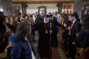 Визит Католикоса Всех Армян в Гюмри