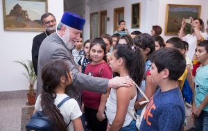 Встреча с учениками школы № 135 Еревана