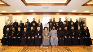 Владыка Езрас поздравил священнослужителей с праздником свв. священников Гевондянов