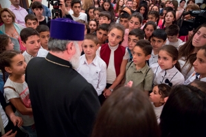 Католикос Всех Армян принял воспитанников воскресных школ
