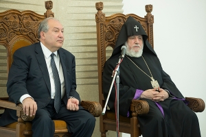 Члены Верховного духовного совета встретились с президентом Армении
