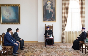 Католикос Всех Армян принял новоназначенного министра Диаспоры